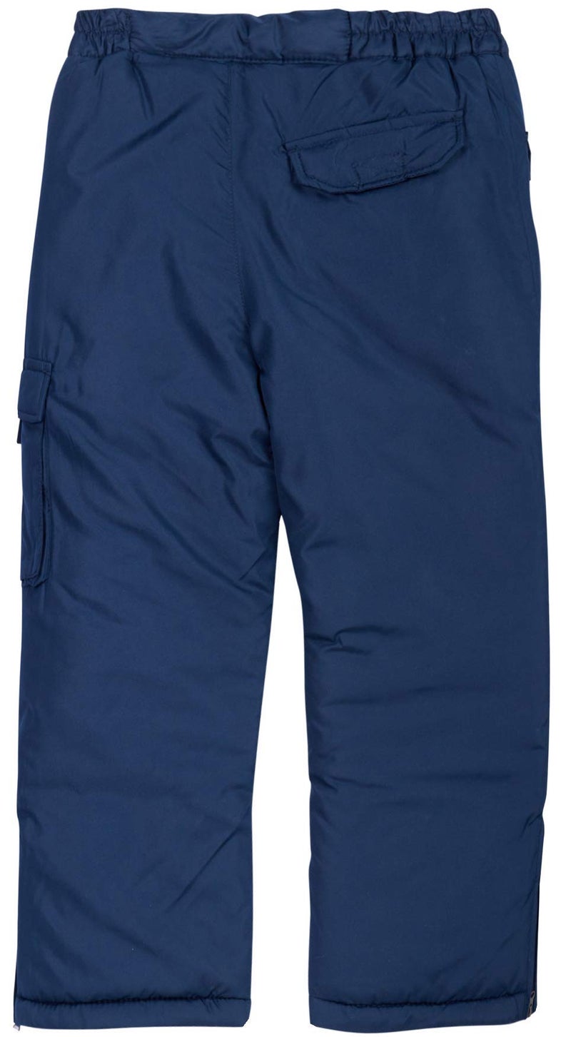 Cherokee Kids Snow Pants - Insulated Heavyweight Waterproof Ski Pants for Boys & Girls - Breathable Winter Gear for Kids, Size 16/18, Navy - Image 5